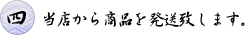 当店から商品を発送致します。